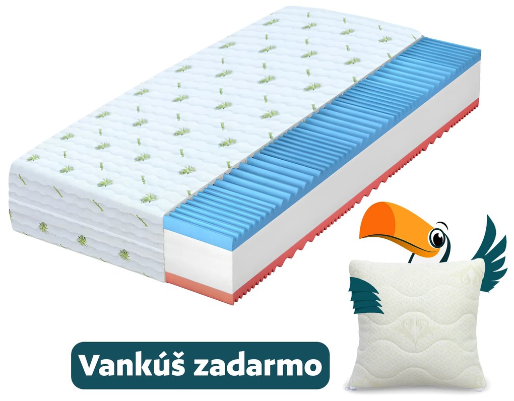 Wilsondo Penový matrac Carolina 80x200 Výška: 16 cm