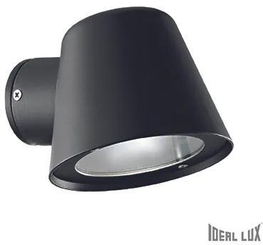 IDEAL LUX Vonkajšie nástenné svietidlo GAS, čierne