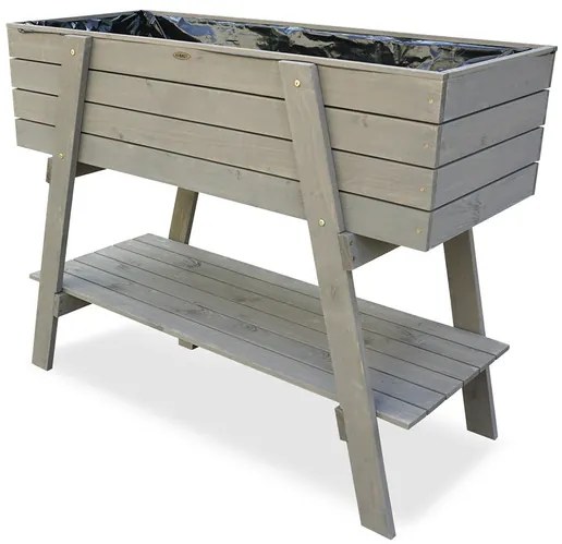Habau Vyvýšený záhon Alina, 115 x 45 x 89,5 cm, sivý  (100343151)