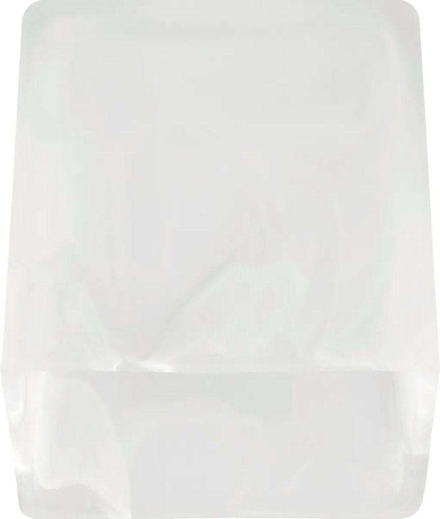 BERGE LED závesné stropné svietidlo, drevený trám, 3xE27, loft, mliečna kocka - biela