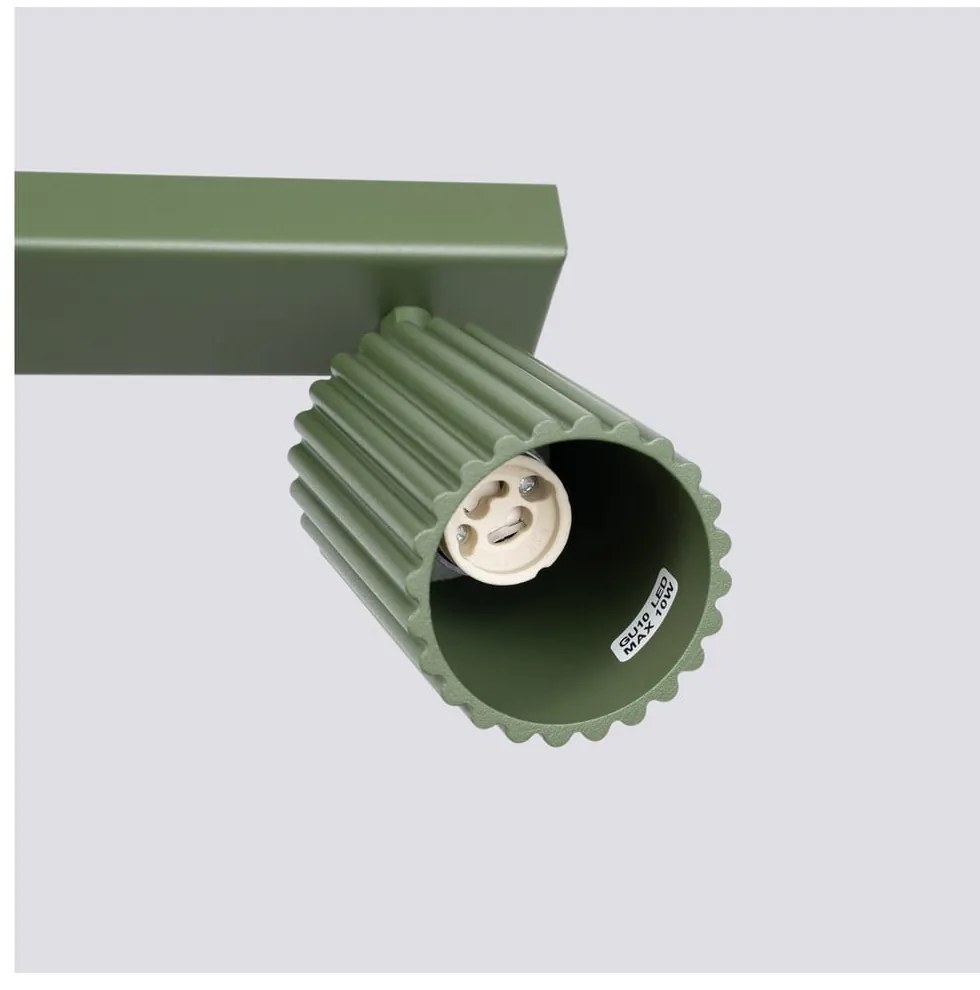 Zelené bodové svietidlo 6,5x45 cm Gleam – Sollux