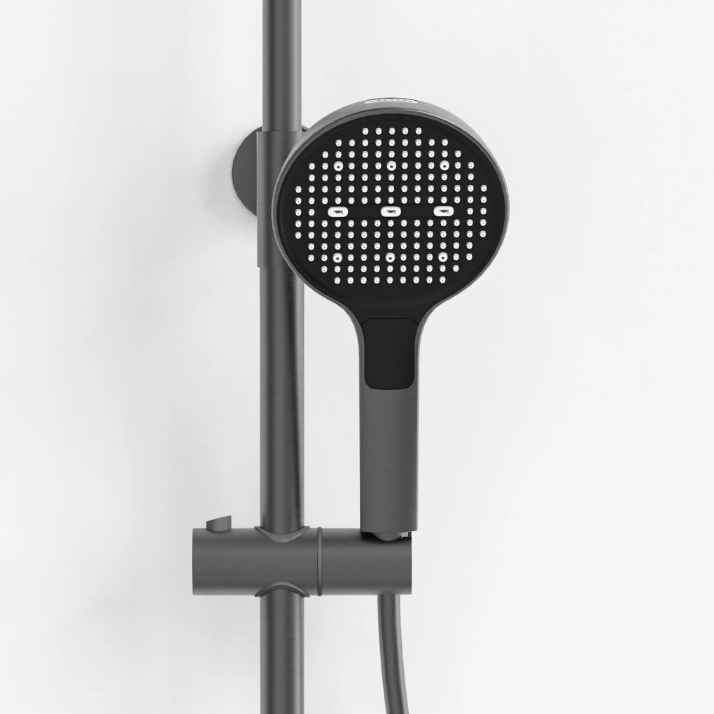 Rea Farel, sprchový set s vaňovým výtokom, grafitová matná, REA-P0352