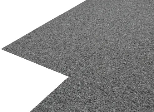 Koberce Breno Kobercový štvorec MUSTANG 76, velikost balení 5 m<sup>2</sup> (20ks), sivá