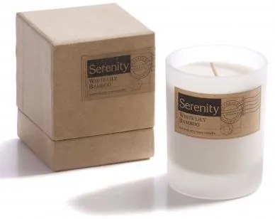 Sviečka SÉRENITÉ bambus a biele ľalie