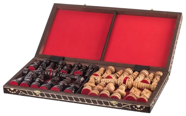 ČistéDrevo Drevené šachy 60 x 60 cm