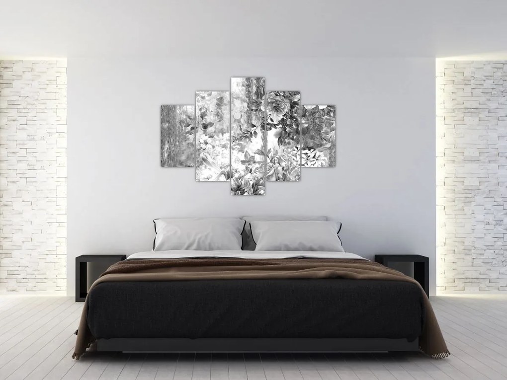 Obraz - Romantická záhrada (150x105 cm)