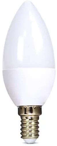 LED žiarovka Solight WZ409-1, sviečka, 6W, E14, 3000K, 510lm