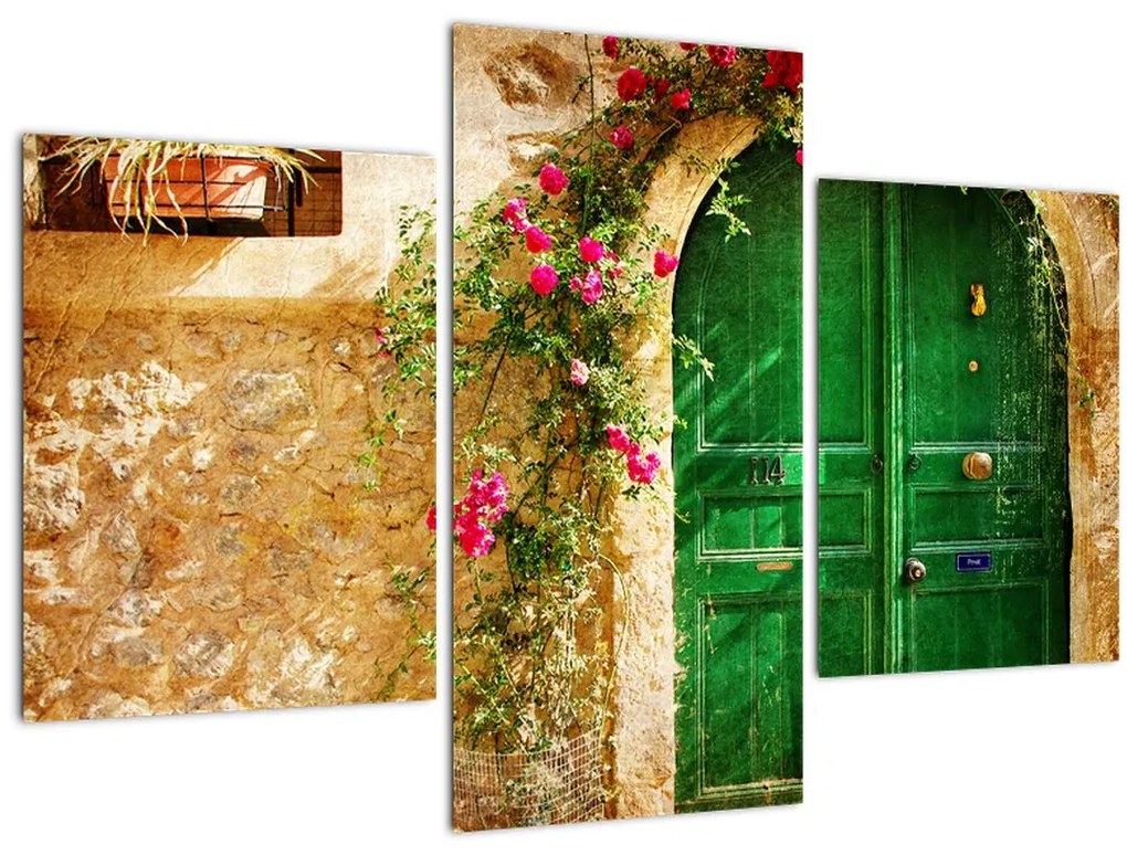 Obraz starých dverí (90x60 cm)