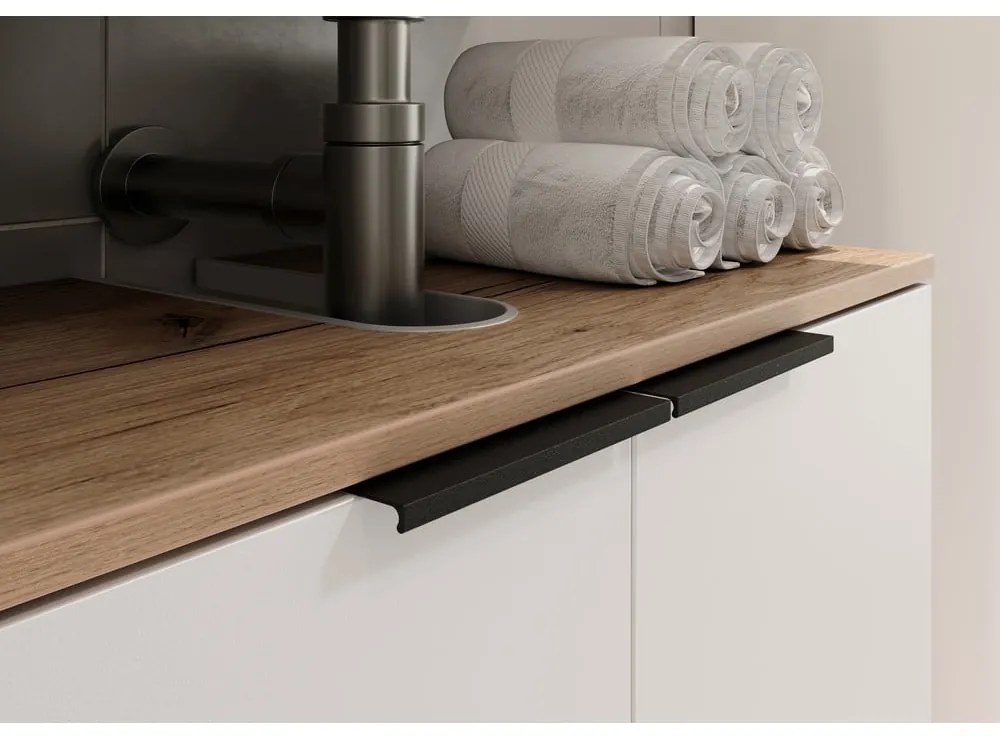 Biela skrinka pod umývadlo 60x58 cm Menen – Germania