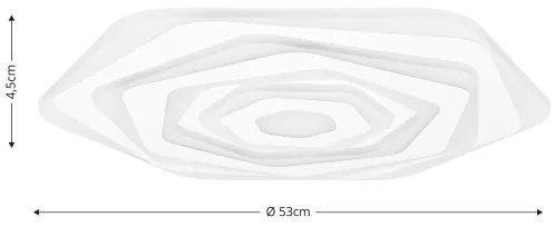 Brilagi - LED Stmievateľné stropné svietidlo MODERN LED/85W/230V 2700-6500K + DO