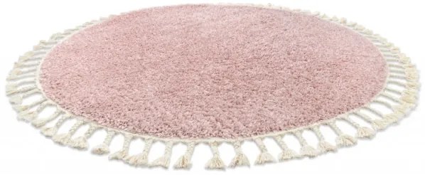 Koberec BERBER 9000 kruh ružový Fredzle berber marokánsky shaggy