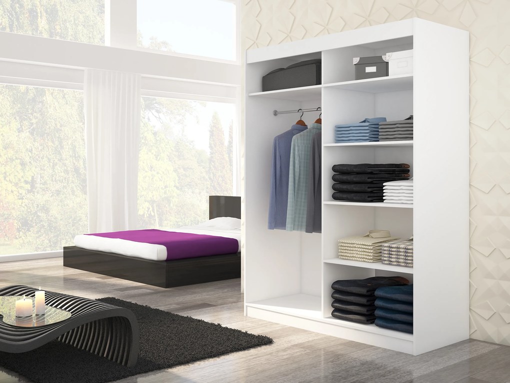 Šatníková skriňa. Akcia -17%. Vlastná spoľahlivá doprava až k Vám domov. 1058057