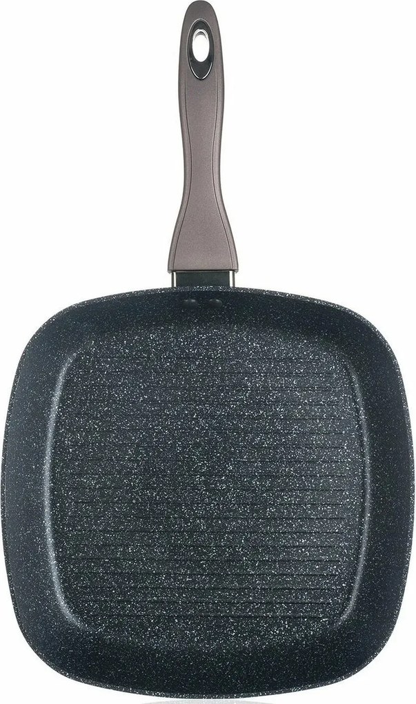 Banquet Panvica steaková s nepriľnavým povrchom Metallic Platinum, 28 x 28 cm