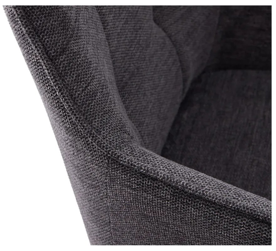 Tmavosivá jedálenská stolička Nolan – Unique Furniture