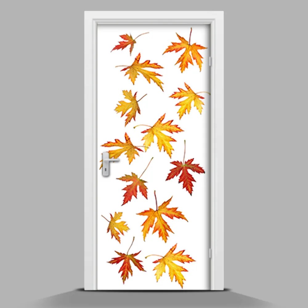 Samolepiace nálepky na dvere Jesenné lístie wallmur-pl-f-45893425