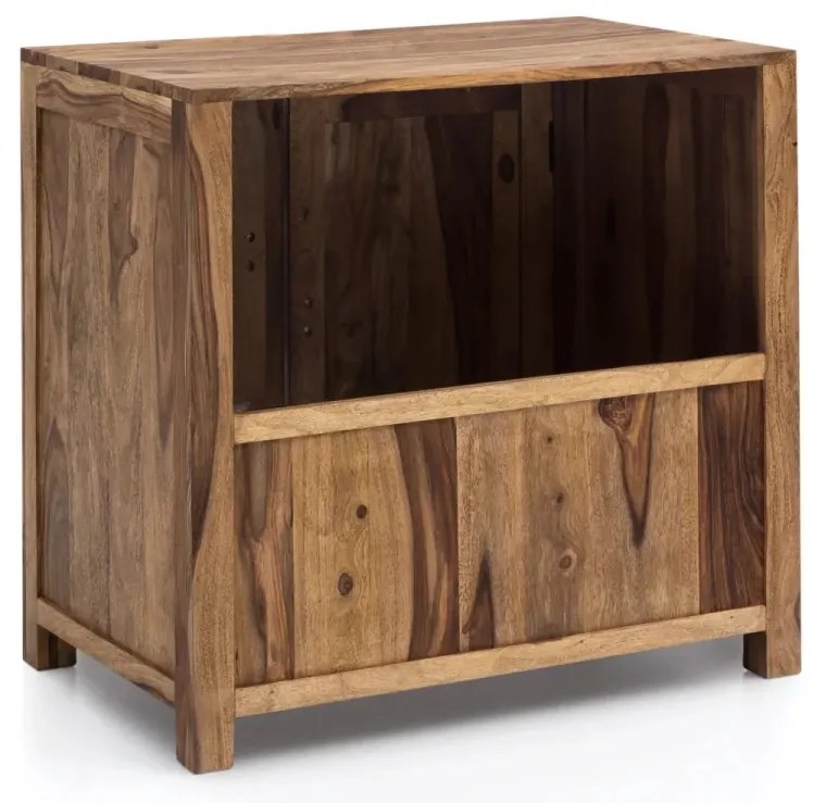 furniture-nabytek.cz - Masivní umyvadlová skříňka Lagos z palisandrového dřeva, lakovaná, hnědá