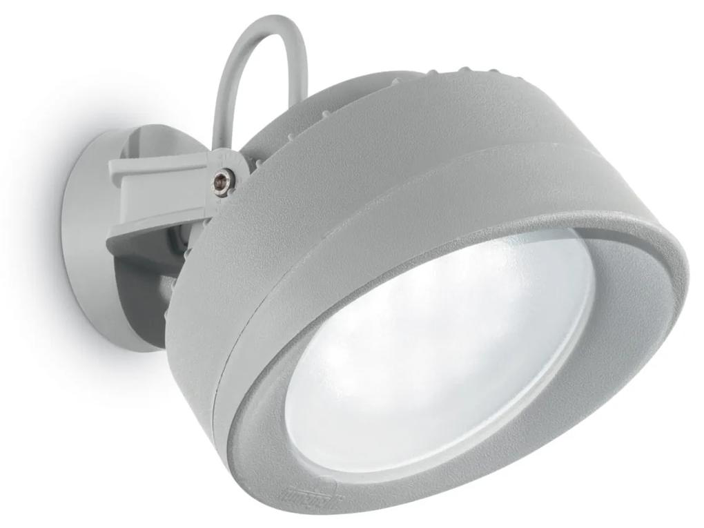 IDEAL LUX Vonkajšia LED nástenná lampa TOMMY, sivá
