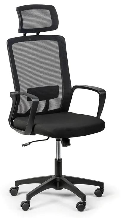 Kancelárska stolička BASE PLUS 1+1 ZADARMO, čierna