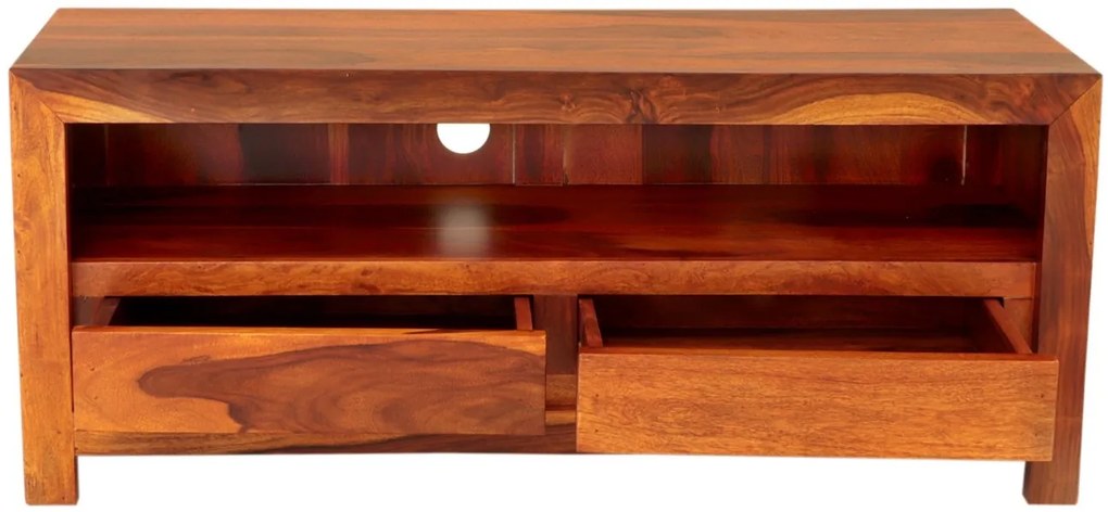 furniture-nabytek.cz - Drevený stolík pod tv z masívu palisander 120x50x45