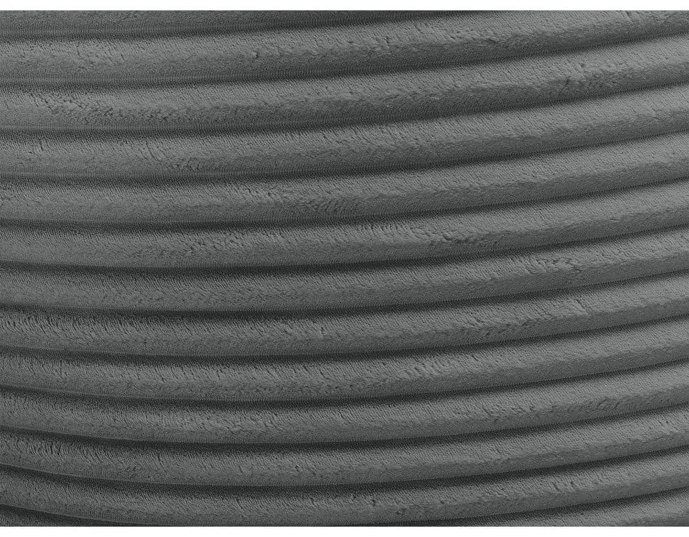 Tmavosivý menčestrový sedací vak Socrate – Bobochic Paris