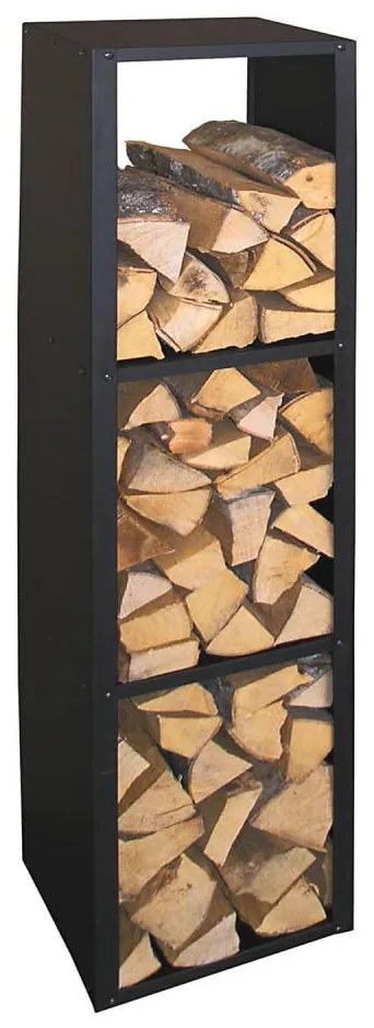 Lienbacher Stojan na drevo 149 cm čierna LB0082