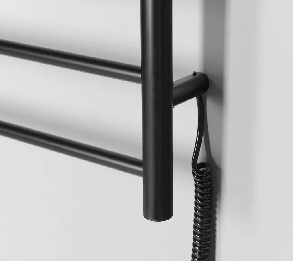 Sapho, REDONDO elektrický sušiak uterákov, guľatý, 630x1160 mm, 130 W, čierna, ER230BV