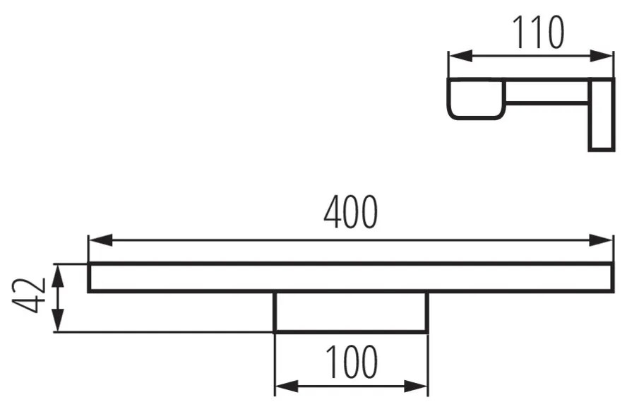 LED kúpeľňové svietidlo ASTEN 26686 8W-NW biele IP44