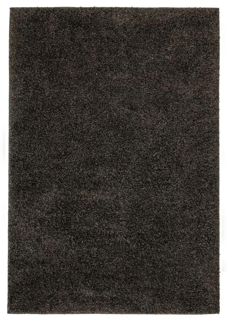 vidaXL Chlpatý koberec, 80x150 cm, antracitový