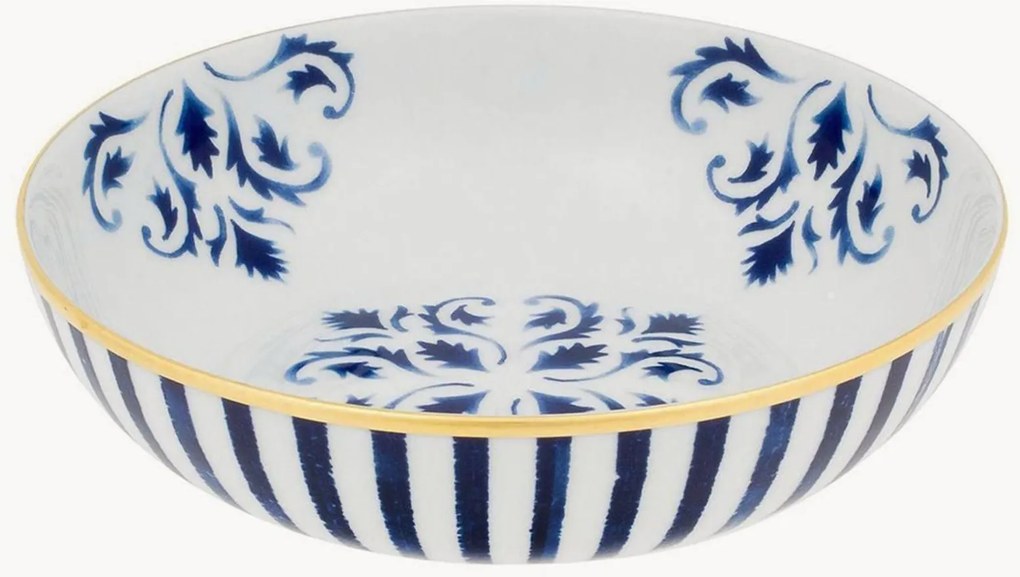 Ručne maľovaný hlboký tanier Transatlântica