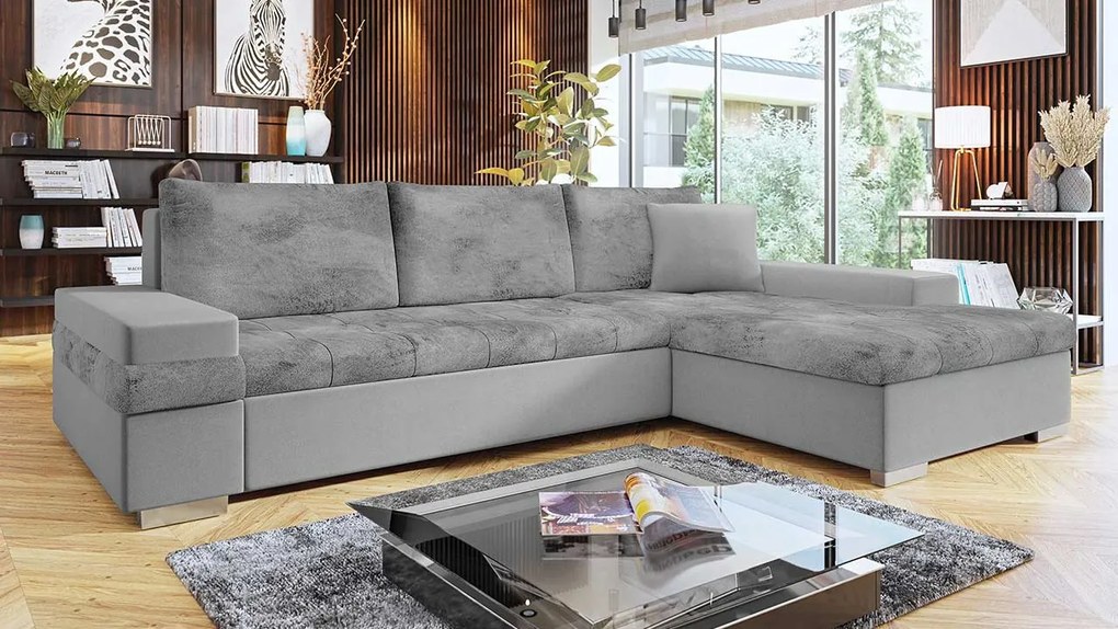 Rohová sedačka Canton Mini Premium, Dostupné poťahy: Otusso 14 + Otusso 14 + Sorriso 04