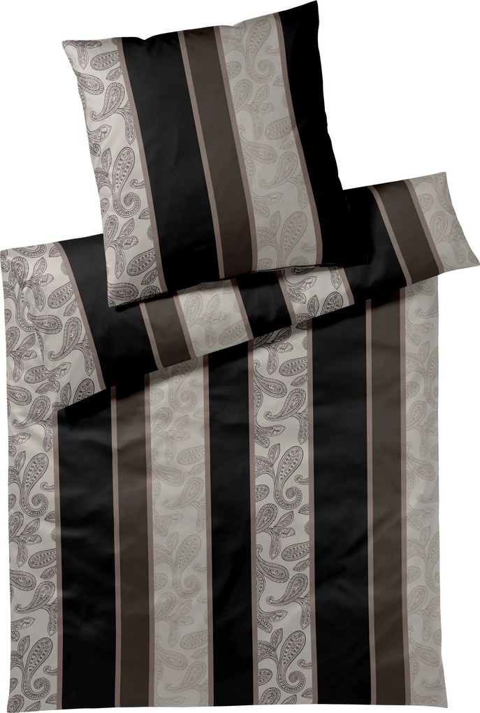 XXXLutz POSTEĽNÁ BIELIZEŇ, makosatén, čierna, 140/200 cm Joop! - Obliečky & plachty - 004977048001