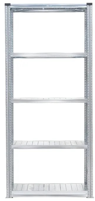 Policový kovový regál TRANSFORM, základná sekcia, 2500x900x600 mm