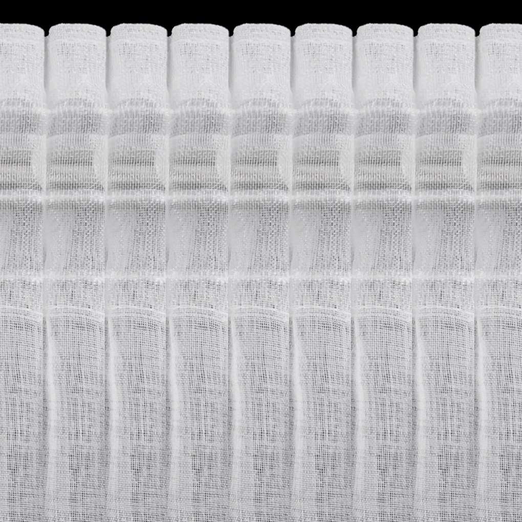 ZÁCLONA NA PÁSKE KLEO 350X145 CM BIELA