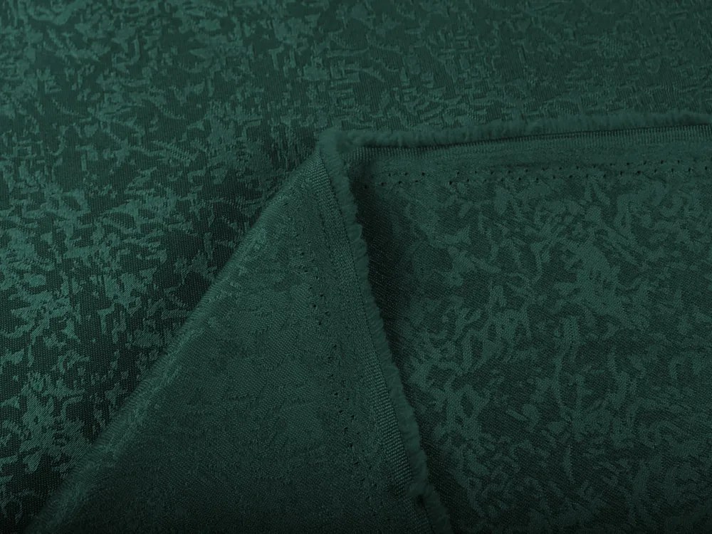 Biante Veľký teflónový štvorcový obrus TF-035 Venezia smaragdovo zelený 200x200 cm