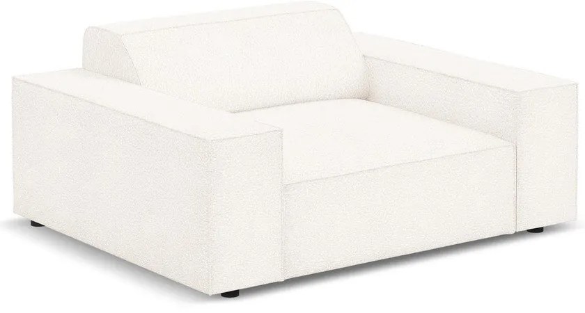 Béžové kreslo z textílie bouclé Jodie – Micadoni Home