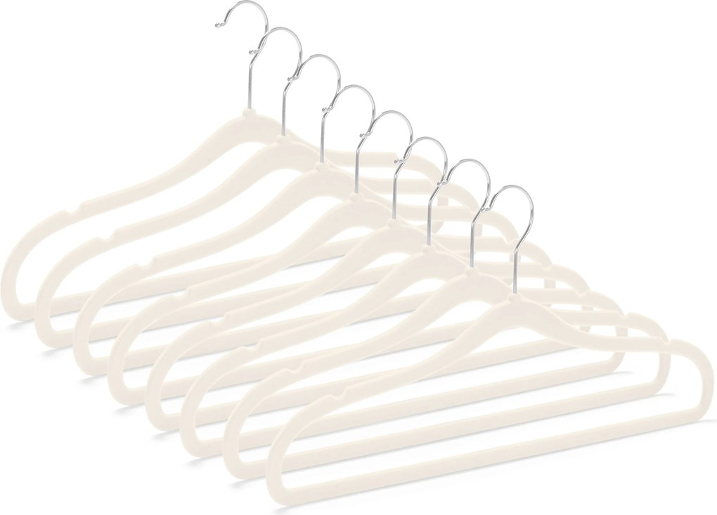 Extra úzke vešiaky na šaty, 8 ks