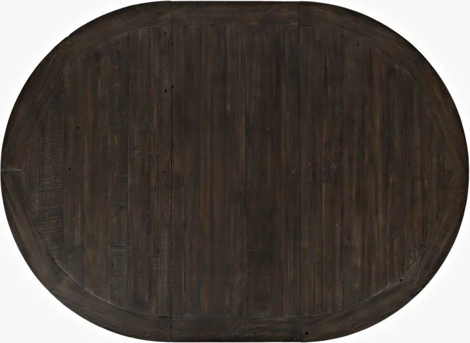 Jedálenský rozkladací stôl Avola 122/167 cm z masívu hnedý/biely