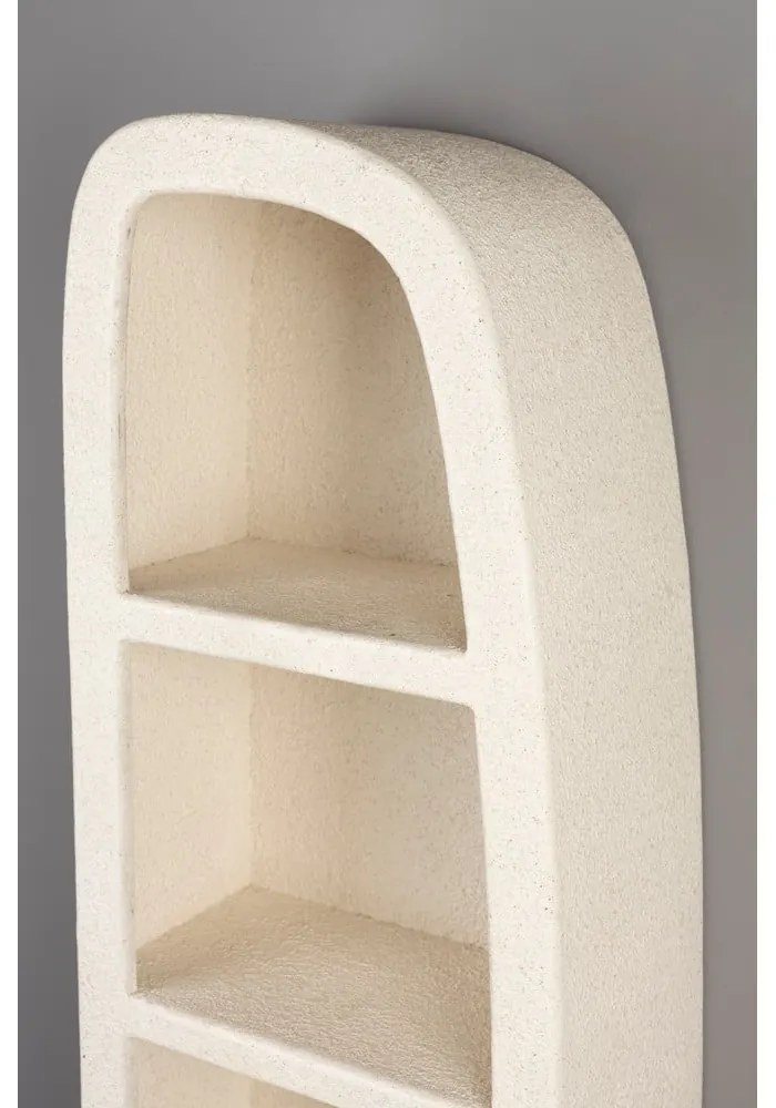 Krémová poschodová polica 38 cm Veda – Dutchbone