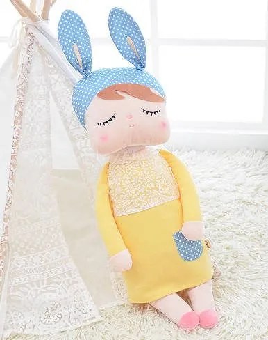 Spiaca Bábika Angela žltá XL 70 cm