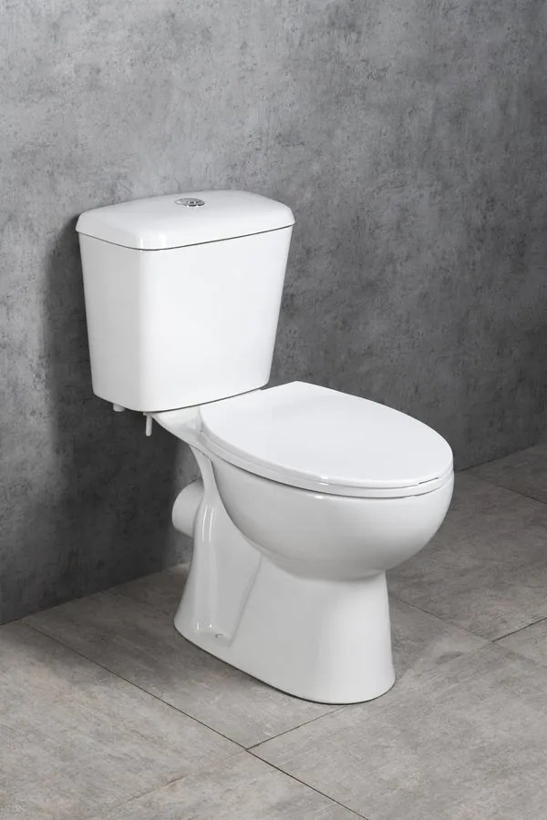 Aqualine Aqualine, JOSE WC kombi, dvojtlačítko 3/6l, zadný odpad, biela, PS8812