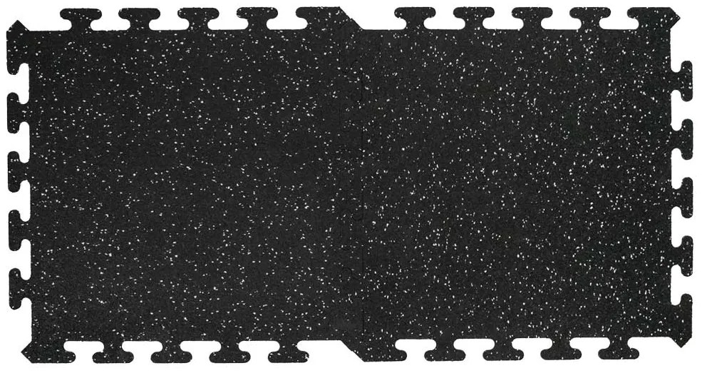 Multy Home Gumová dlaždica FITNESS TILE 50 x 50 cm, čierna