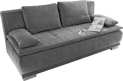 XXXLutz ROZKLADACIA POHOVKA, textil, kompozitné drevo, tmavosivá MID.YOU - Sedačky - 002220004102
