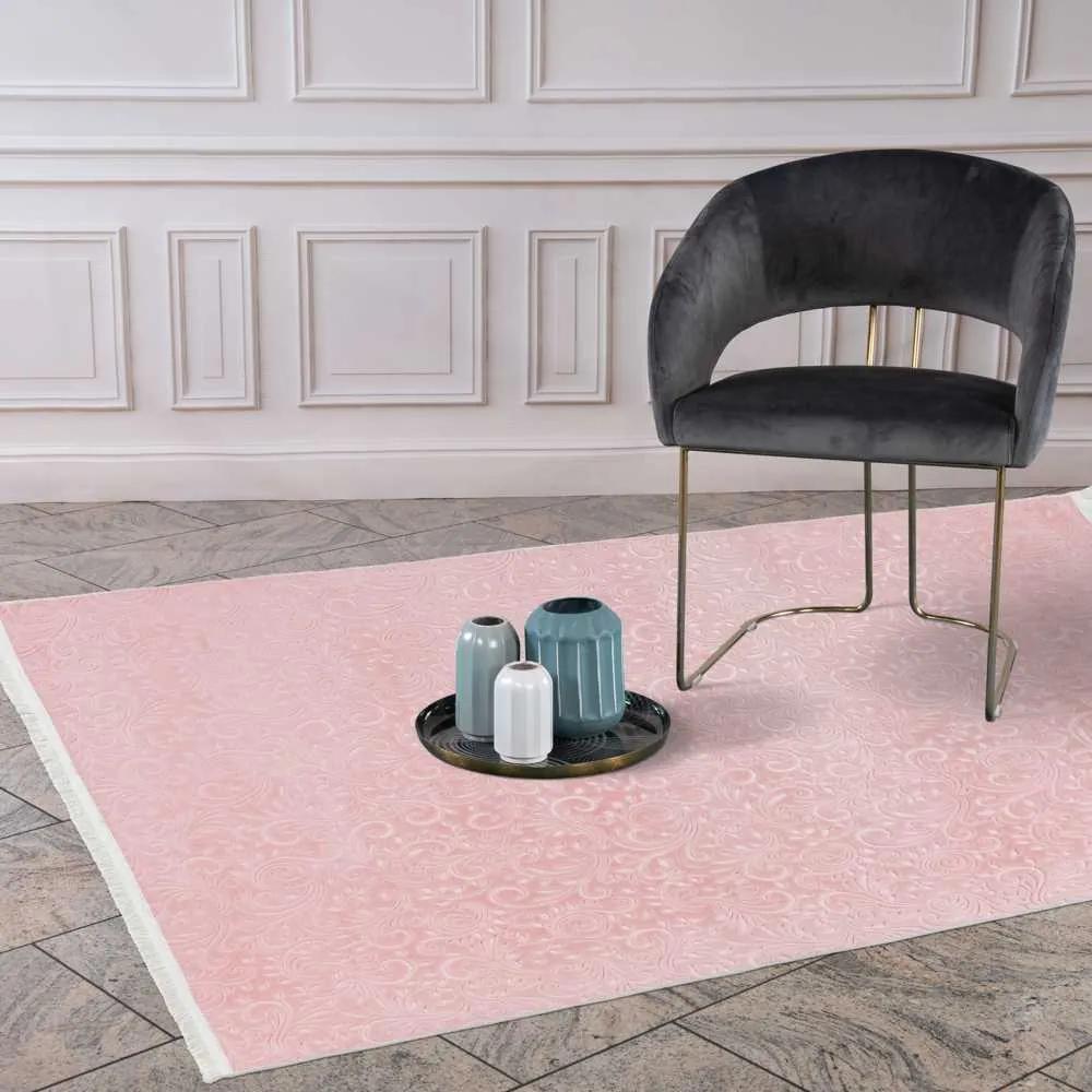 Lalee Kusový koberec Peri 100 Powder Pink Rozmer koberca: 160 x 220 cm