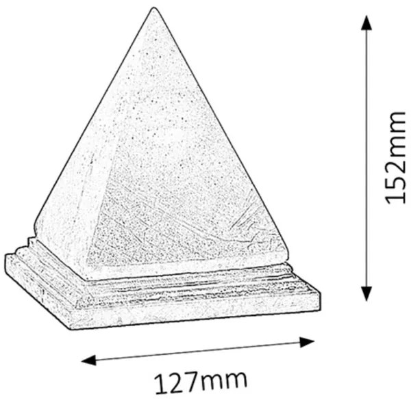 Rabalux 4096 - Soľná lampa VESUVIUS 1xE14/15W/230V
