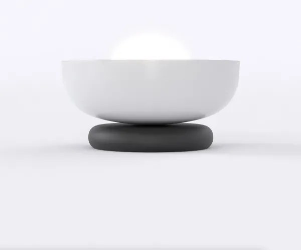 Stolná lampa OZZY 1xG9/8W/230V sivá