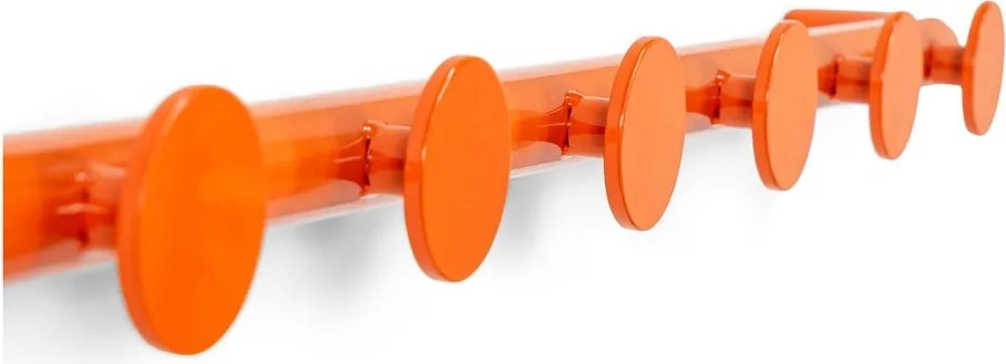 Oranžový kovový nástenný vešiak 75 cm Retro – Spinder Design