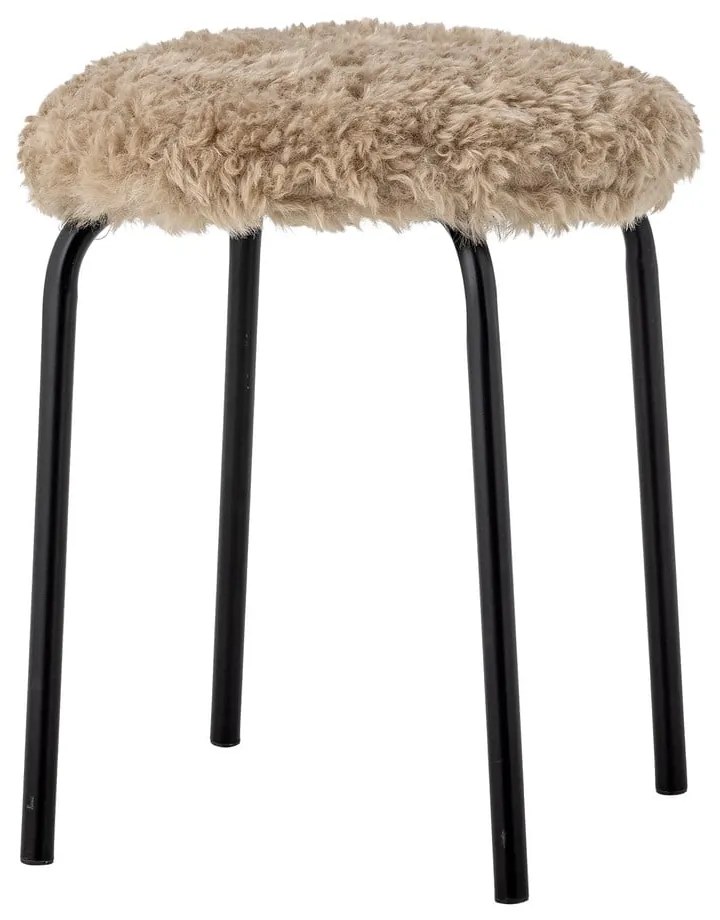 Béžová kovová stohovateľná stolička Linard – Bloomingville