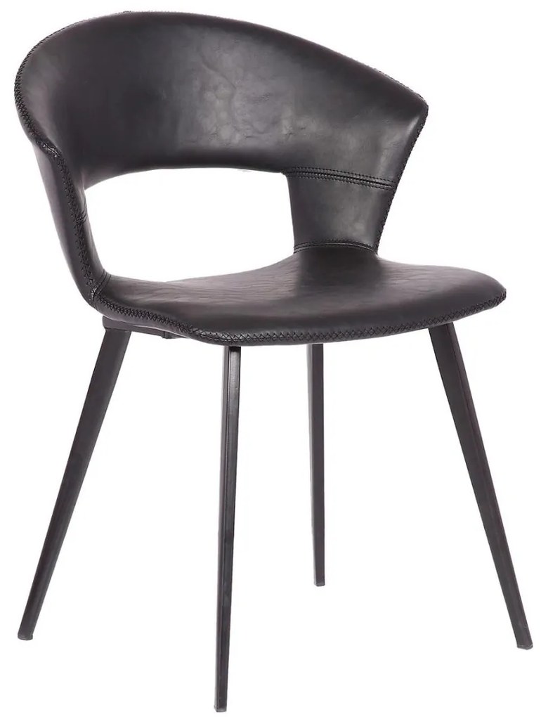 TORA čalúnená stolička black