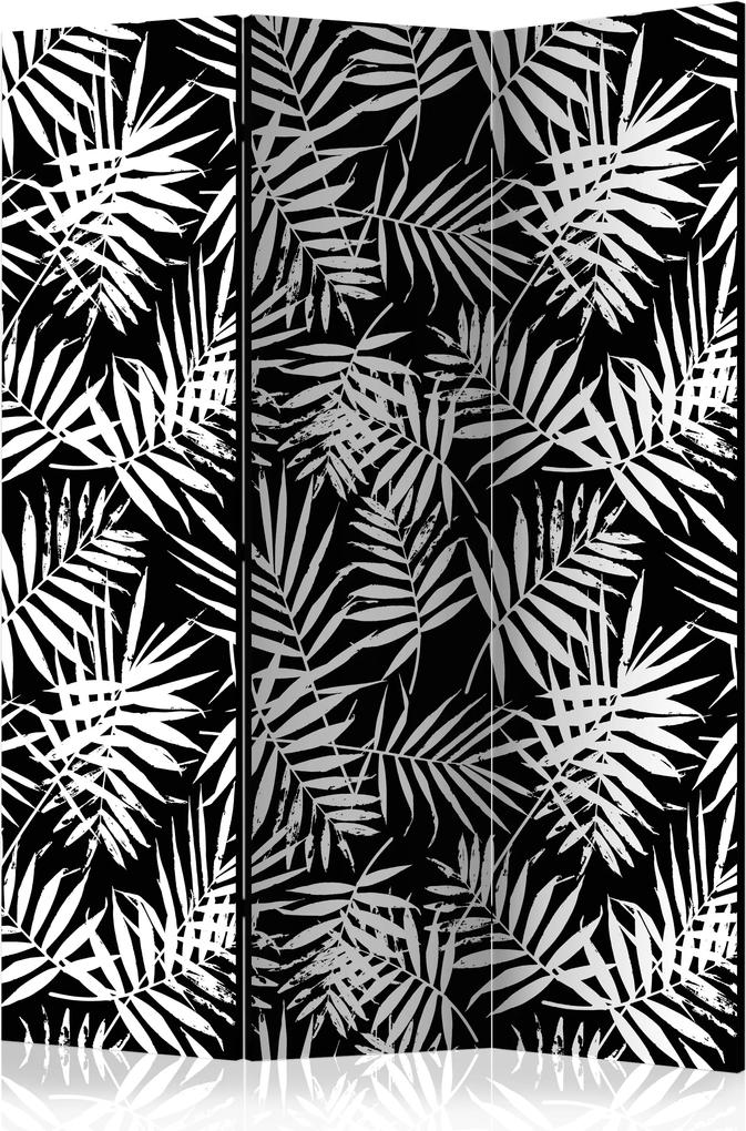 Paraván - Black and White Jungle [Room Dividers] 135x172