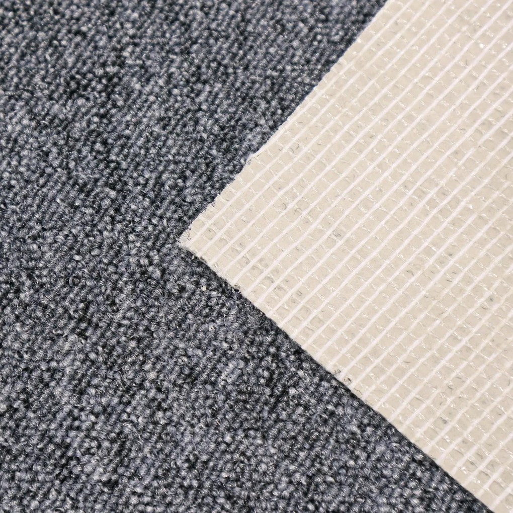 Metrážny koberec Classica 67, záťažový, na mieru, šíře 4m,5m, šedá, ab (mriežka), chodba / predsieň, Condor Carpets